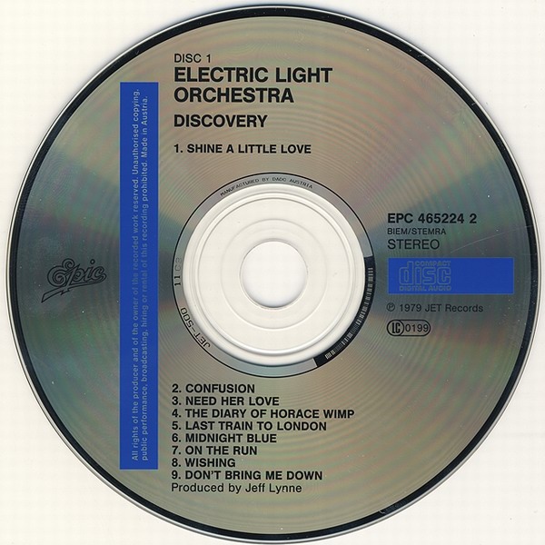 Electric Light Orchestra  Discovery + Time : CD1